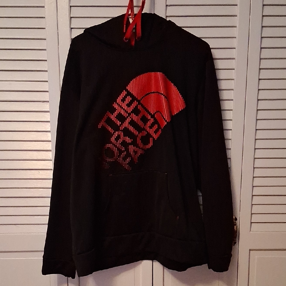 The North Face Black Sweatshirt with Red Graphic XXL
